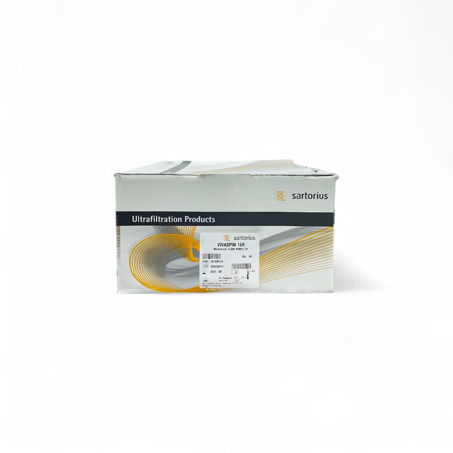 Sartorius Vivaspin 15R VS15RH12 5,000 MWCO HY Filter – New, Exp 2021-09 48pcs