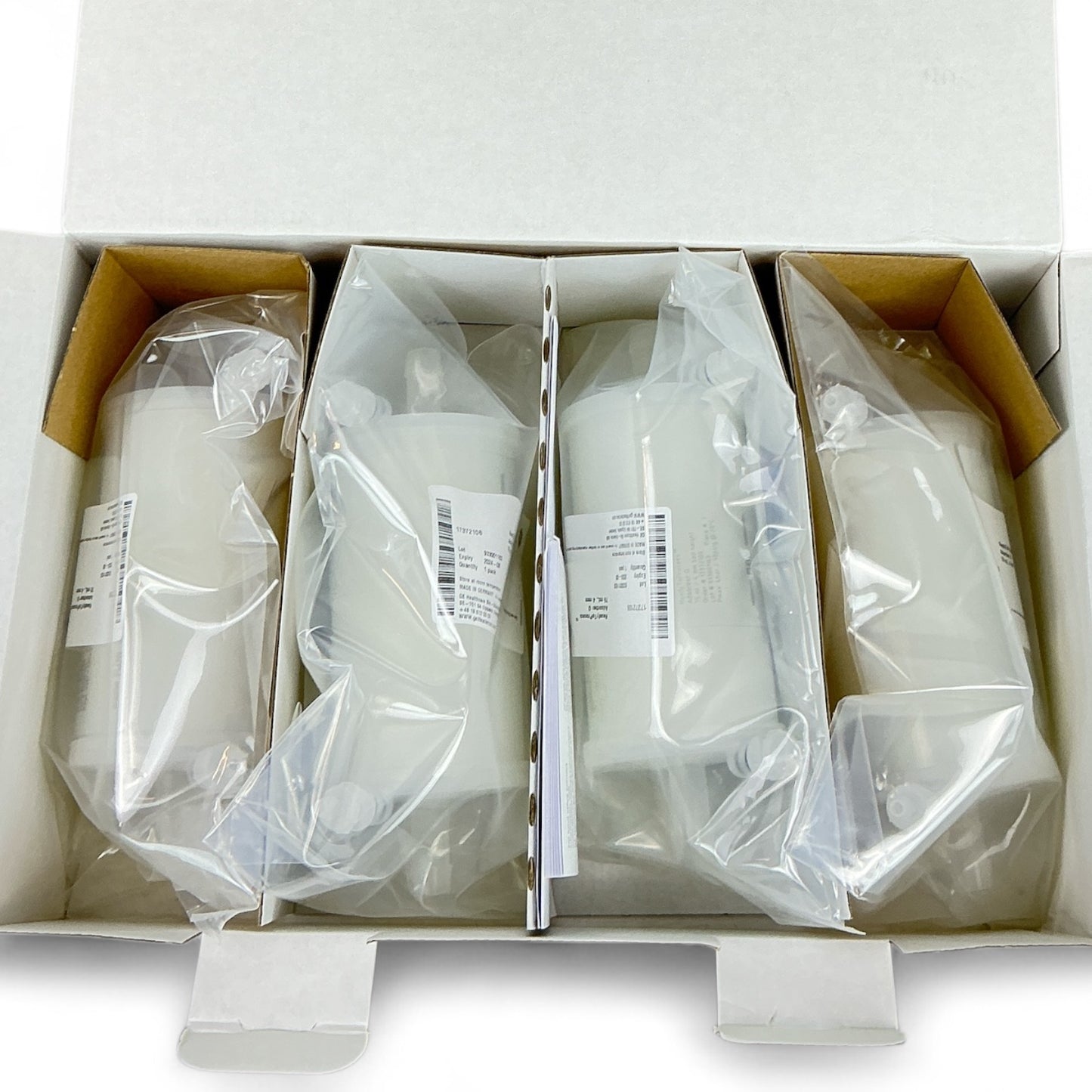GE ReadyToProcess Absorber Q 75mL 17372106 4mm 4-Pack – New, Exp 2024-08