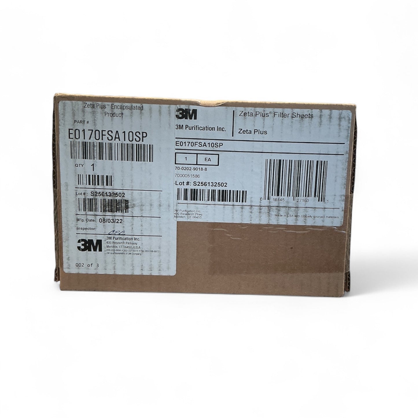 3M Zeta Plus Encapsulated Filter Capsule with Filter Sheets, Part No. E0170FSA10SP – 1 Unit