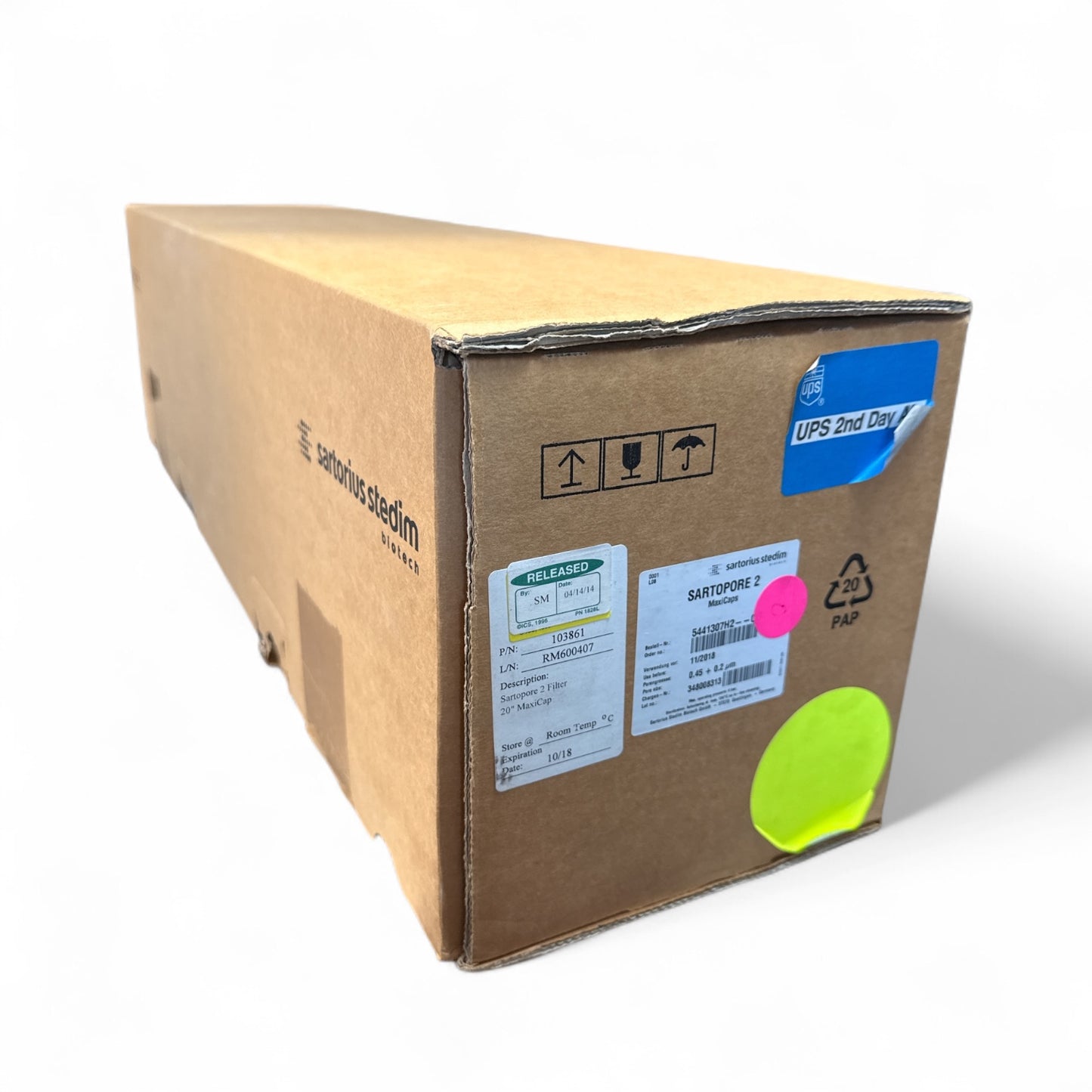 Sartorius Stedim Sartopore 2 MaxiCaps 20" Filter 5441307H2 – 1 Unit