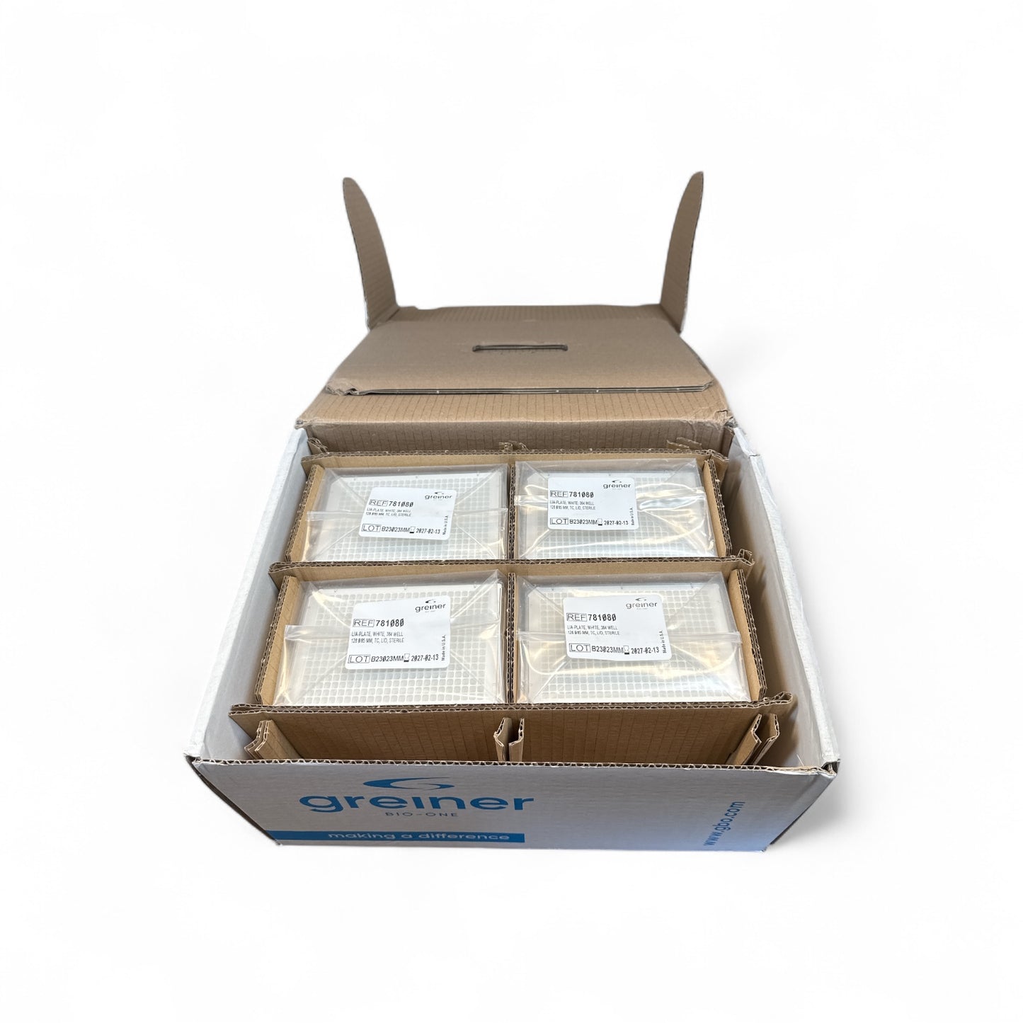 Greiner 384 Well LIA-Plate White 128 x 85 mm 781080 – 24 Trays (Best Offer!)