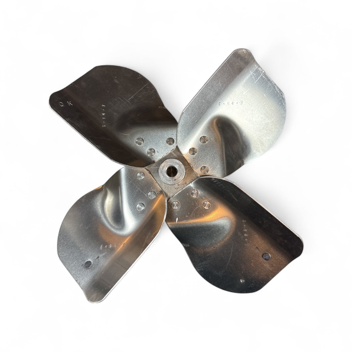 Refurbished Leeson 1/2 HP Electric Motor 103838 with Fan Blade and Accessories