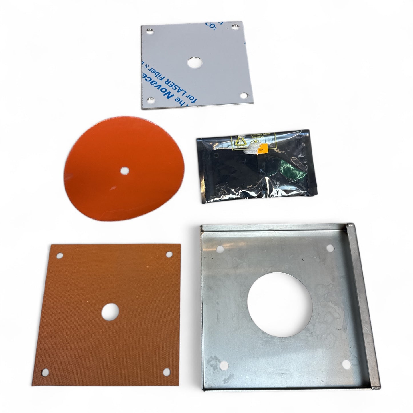 Refurbished Leeson 1/2 HP Electric Motor 103838 with Fan Blade and Accessories