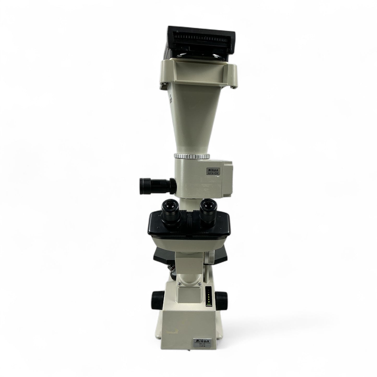 Nikon TMS-F Inverted Microscope w/ AFX-DX & Objectives 4x 10x 20x