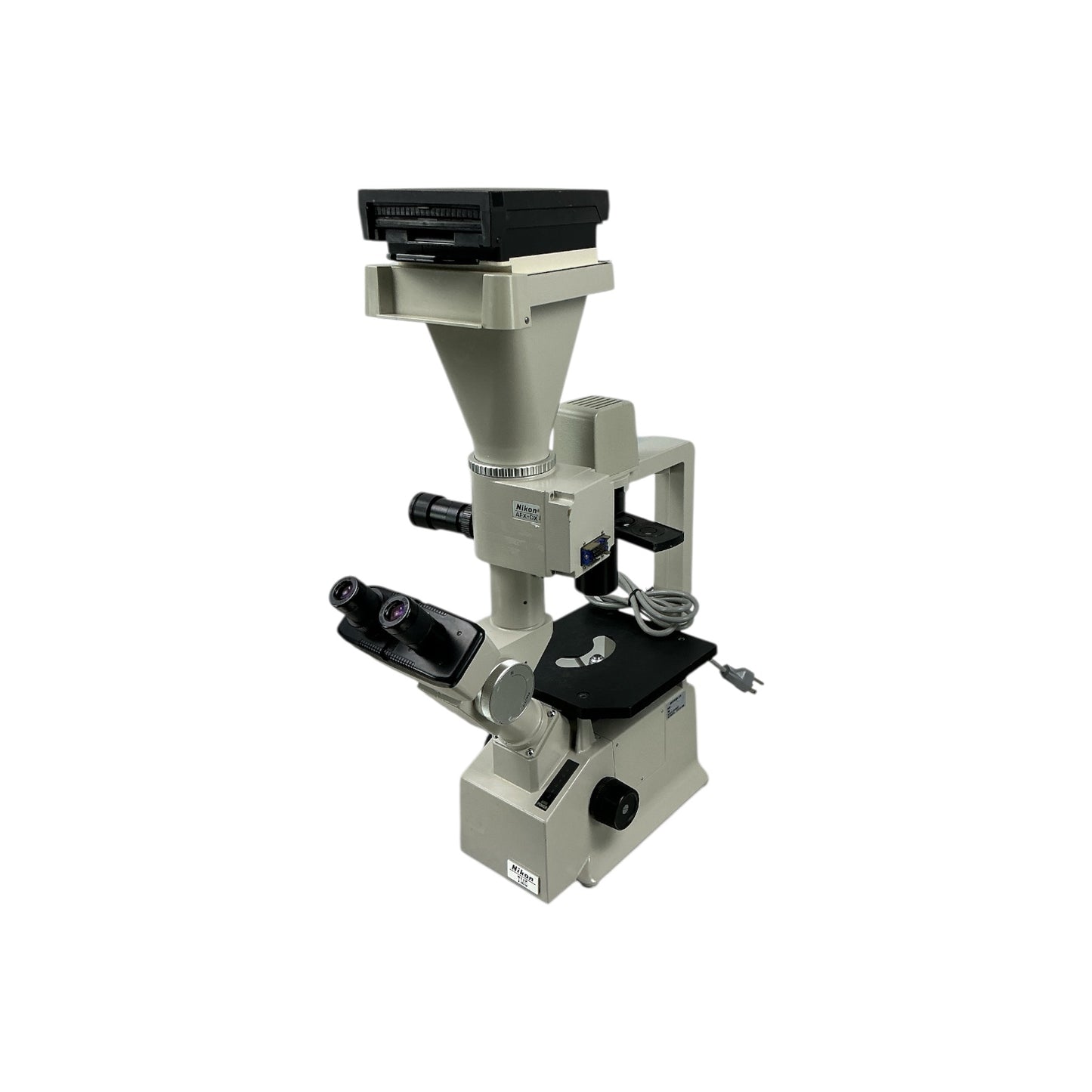 Nikon TMS-F Inverted Microscope w/ AFX-DX & Objectives 4x 10x 20x