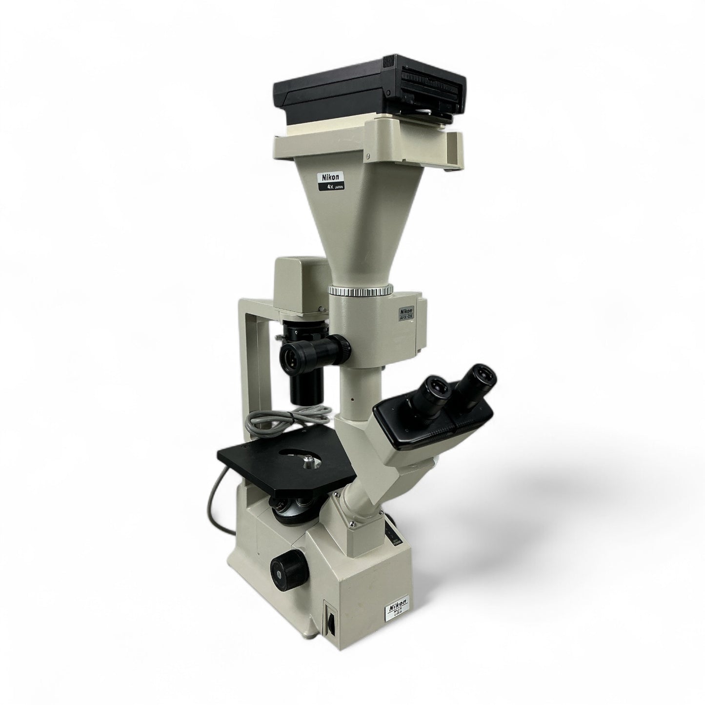 Nikon TMS-F Inverted Microscope w/ AFX-DX & Objectives 4x 10x 20x