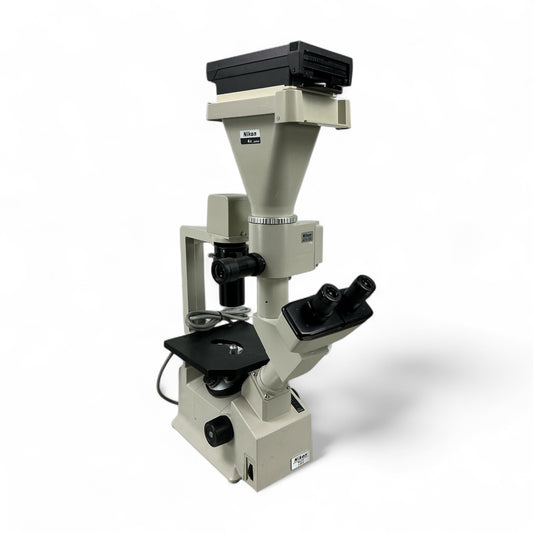 Nikon TMS-F Inverted Microscope w/ AFX-DX & Objectives 4x 10x 20x