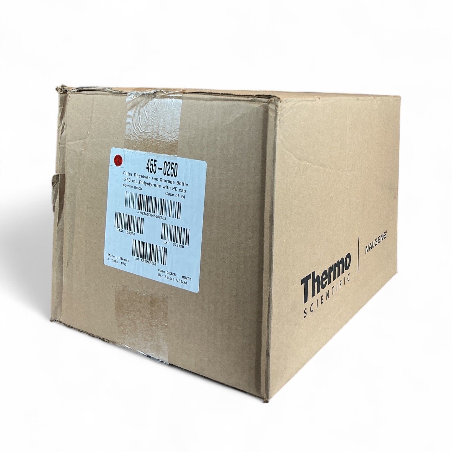 Thermo Scientific Nalgene 455-0250 Filter Receiver and Storage Bottle, Case of 24(Best offer!)