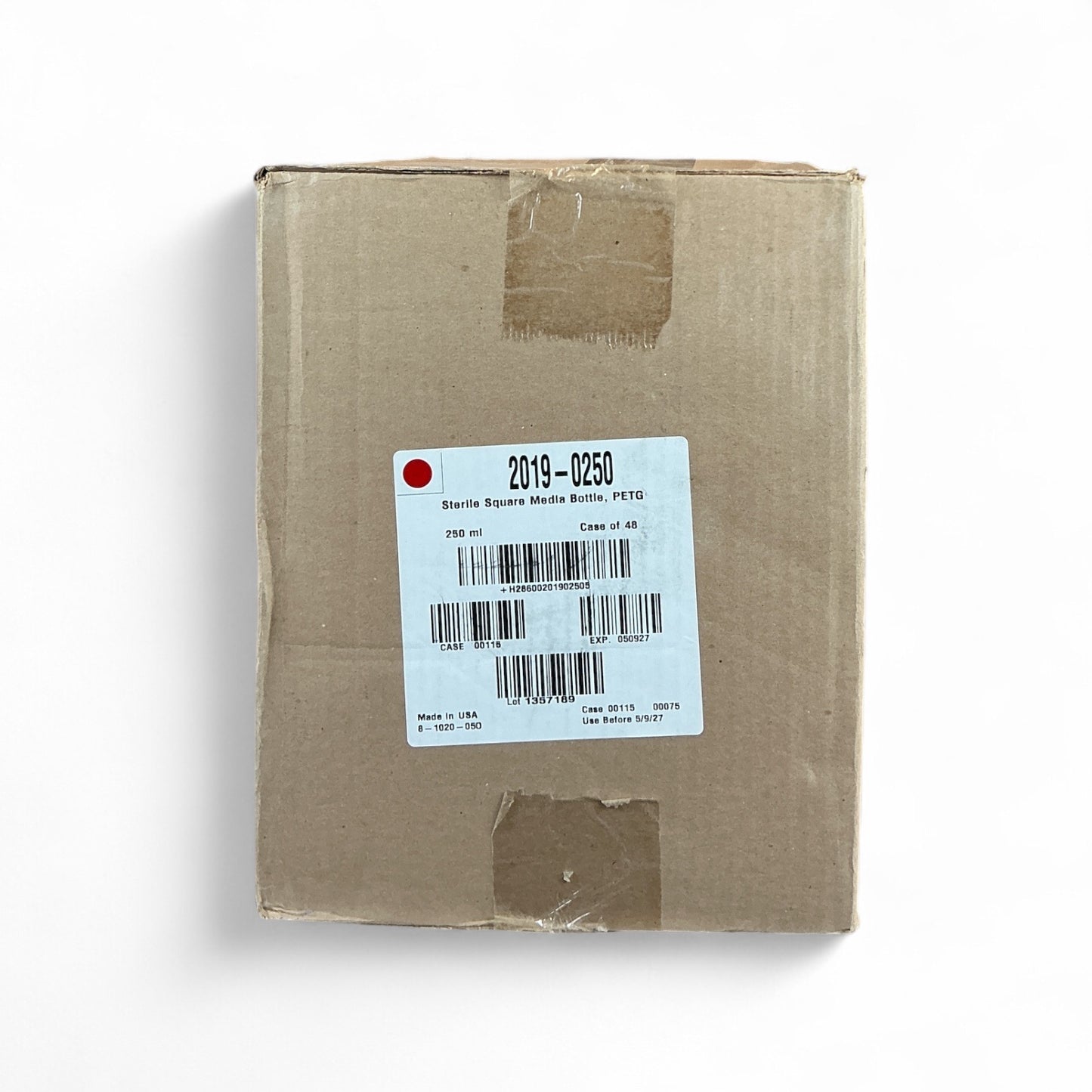 Thermo Fisher 2019-0250 Sterile Square Media Bottle, Case of 48(Best offer!)