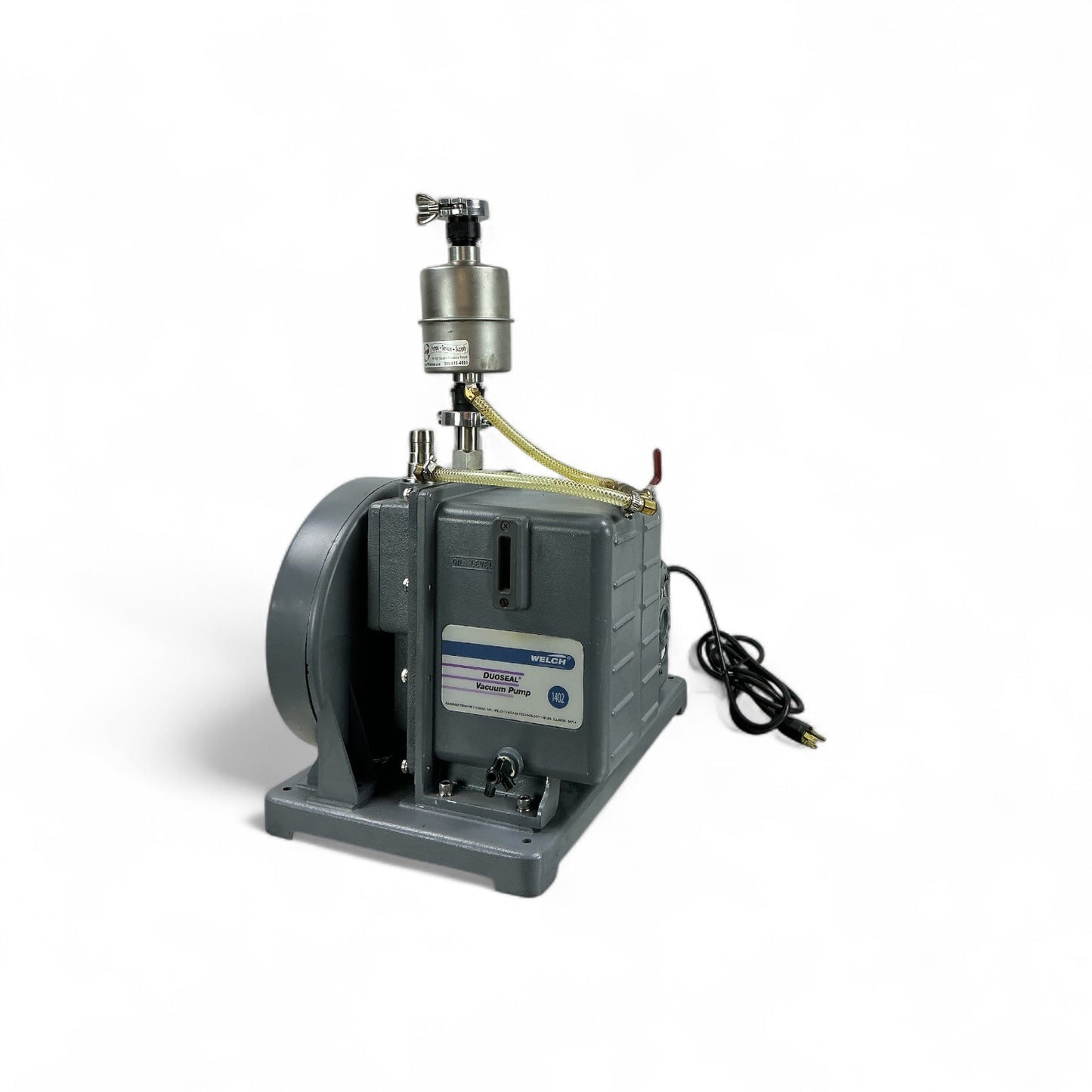 Welch 1402B-01 DuoSeal Vacuum Pump Belt-Drive Rotary Vane