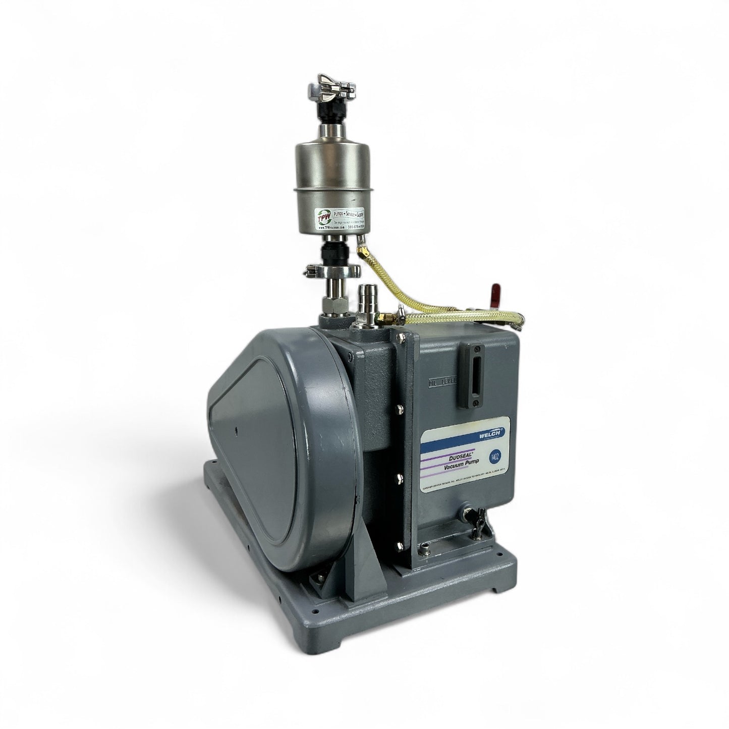 Welch 1402B-01 DuoSeal Vacuum Pump Belt-Drive Rotary Vane