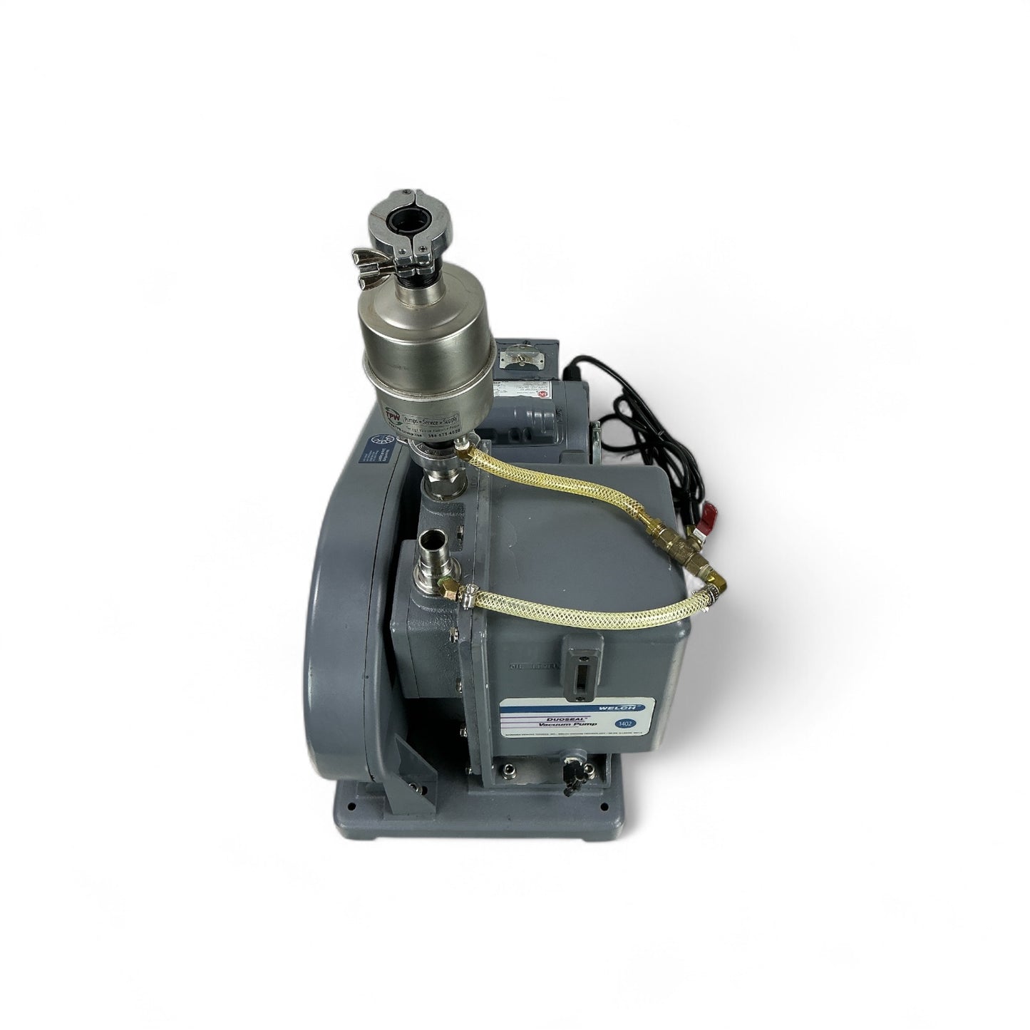 Welch 1402B-01 DuoSeal Vacuum Pump Belt-Drive Rotary Vane