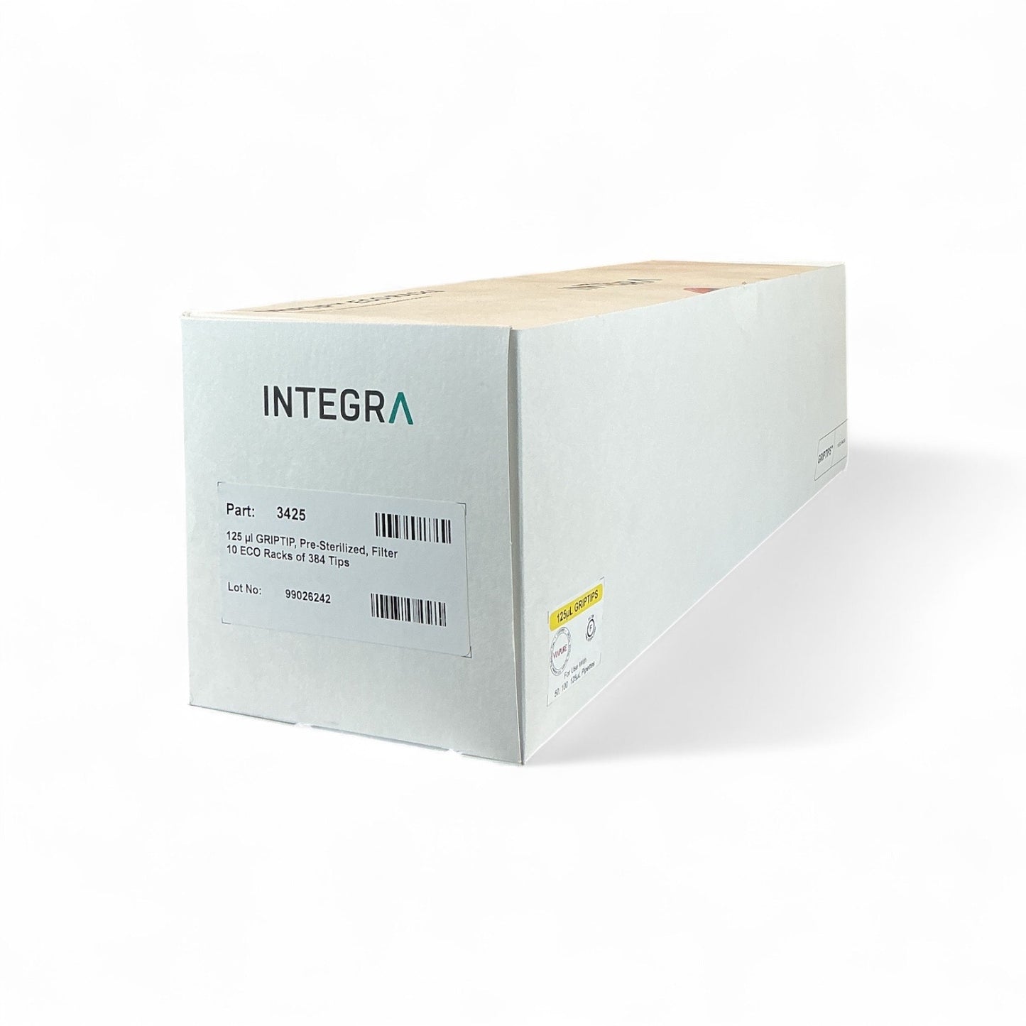 INTEGRA 3425 GRIPTIPS 125μl Pre-Sterilized Filter Racks, 384 Tips/Box (Best Offer!)