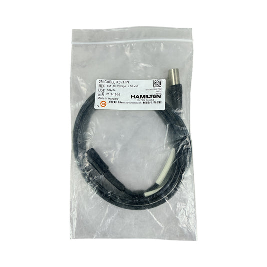 Hamilton 2M Cable K8 / DIN 355158 – pH/ORP Sensor Compatible – New