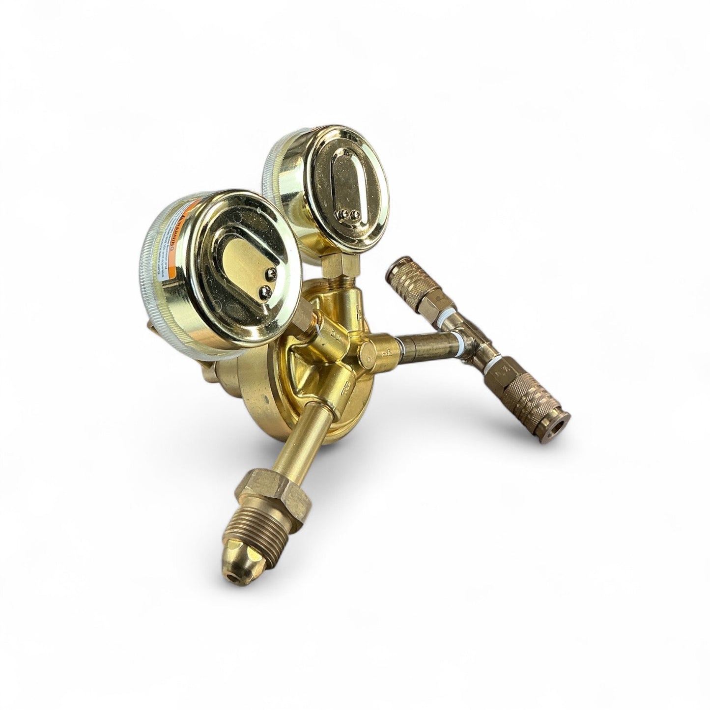 Harris 425-125 Brass Gas Regulator Dual Gauge w/ Extension Fitting (Best Offer!)