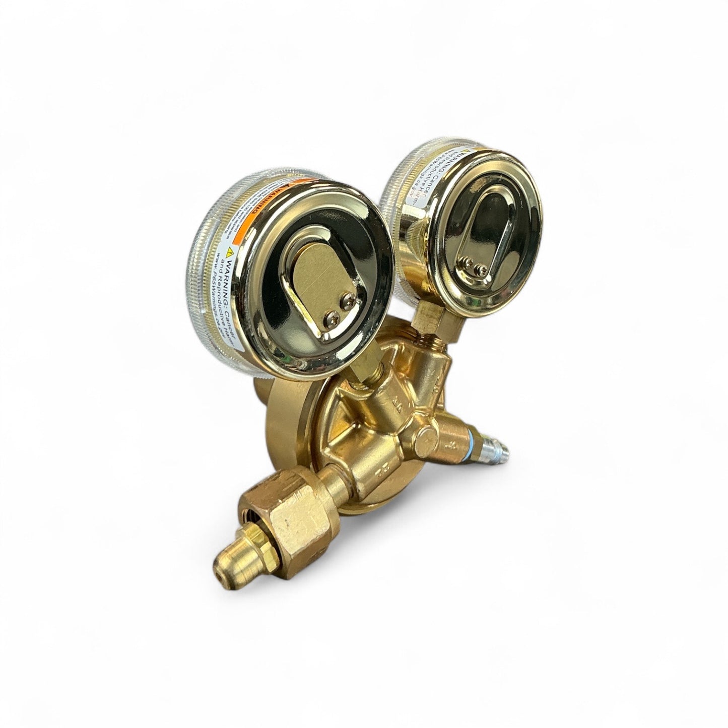 Harris Gas Regulator Model 425-125 Dual Gauge Brass CGA-580 Valve (Best Offer!)