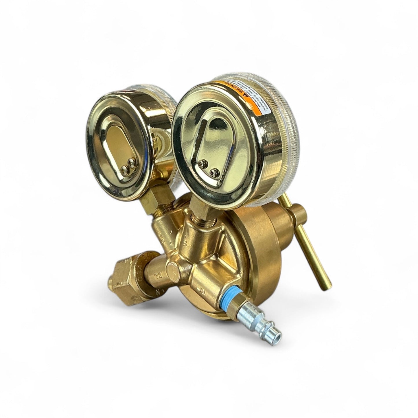 Harris Gas Regulator Model 425-125 Dual Gauge Brass CGA-580 Valve (Best Offer!)