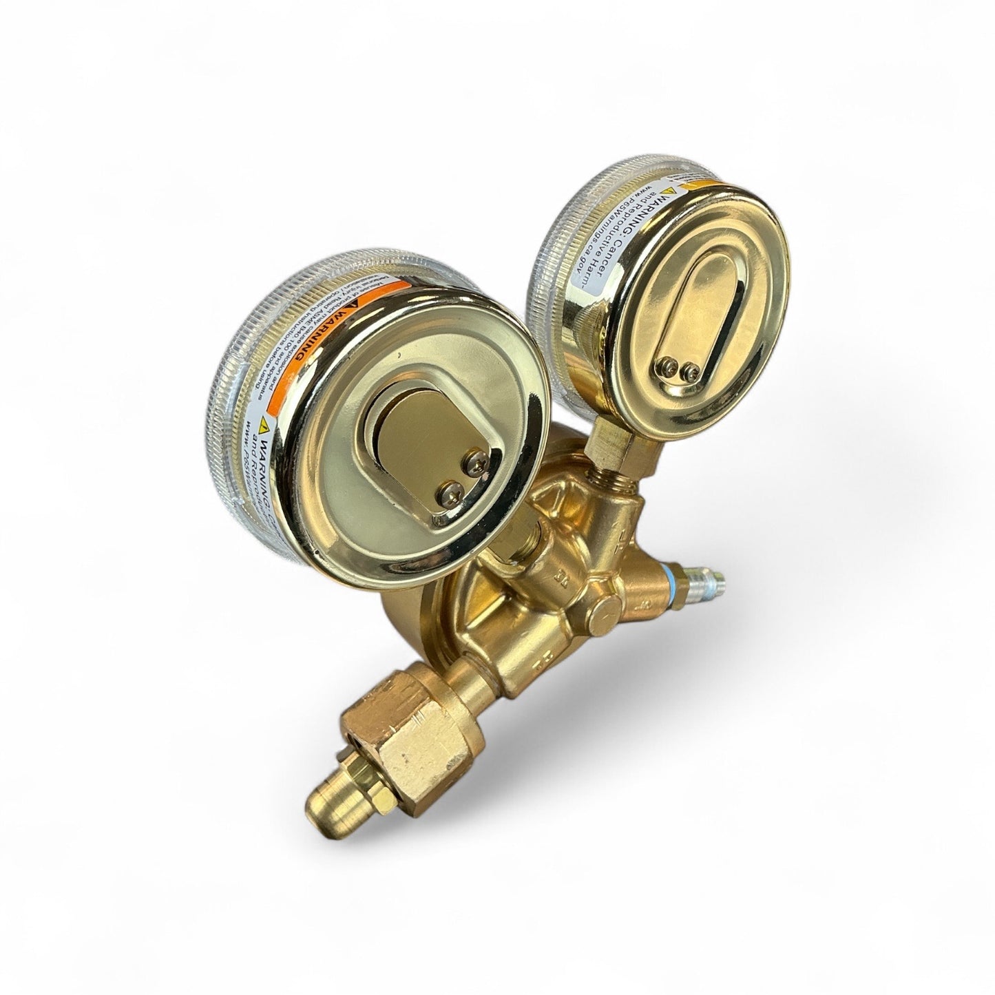 Harris Gas Regulator Model 425-125 Dual Gauge Brass CGA-580 Valve (Best Offer!)