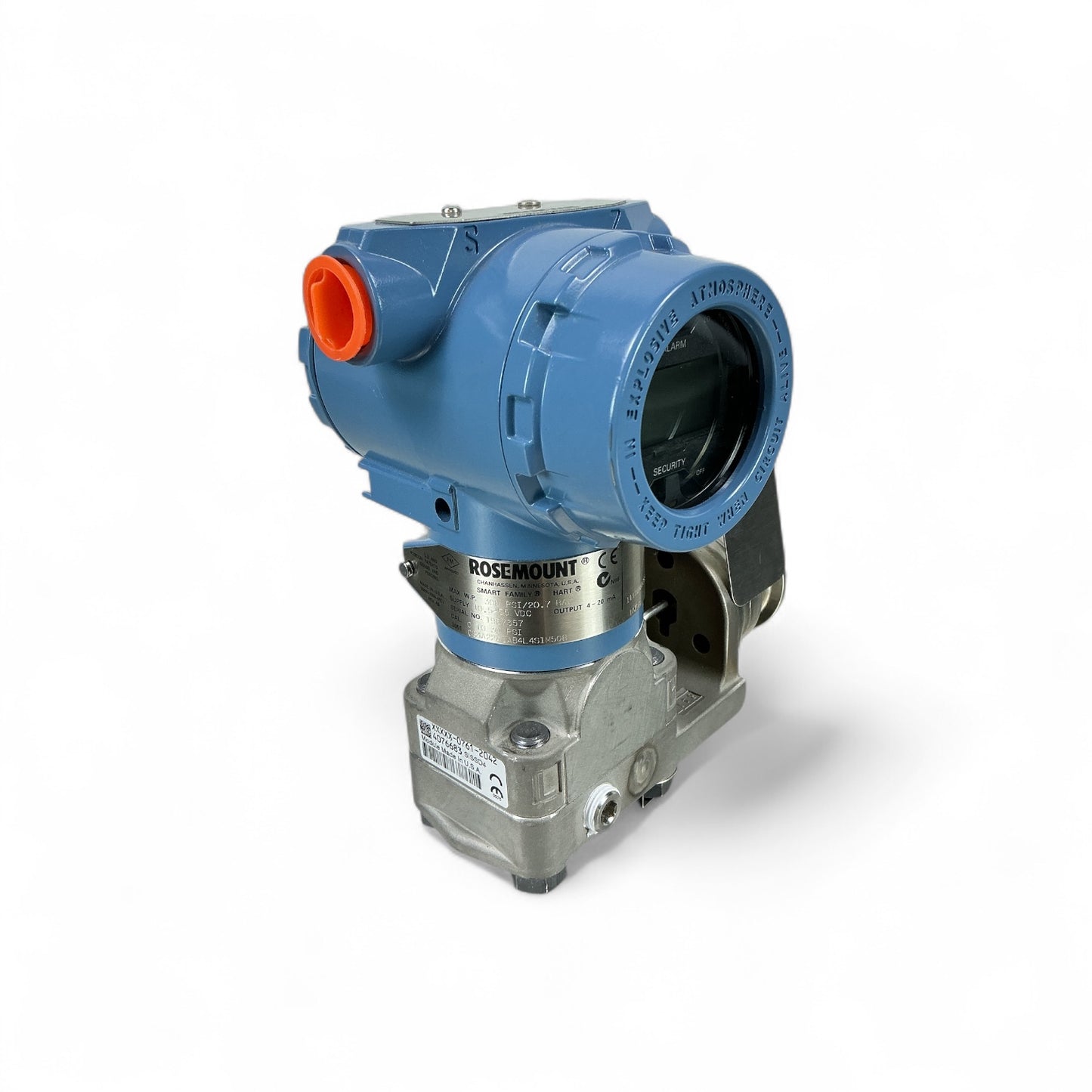 Rosemount HART Pressure Transmitter 3051 CG4A22A1AB4L4S1M508