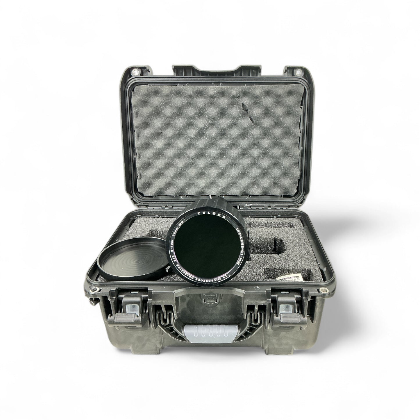 Telops IRC‑LENS‑G1‑MW 1× Microscope Objective Lens – Midwave IR – w/ Case