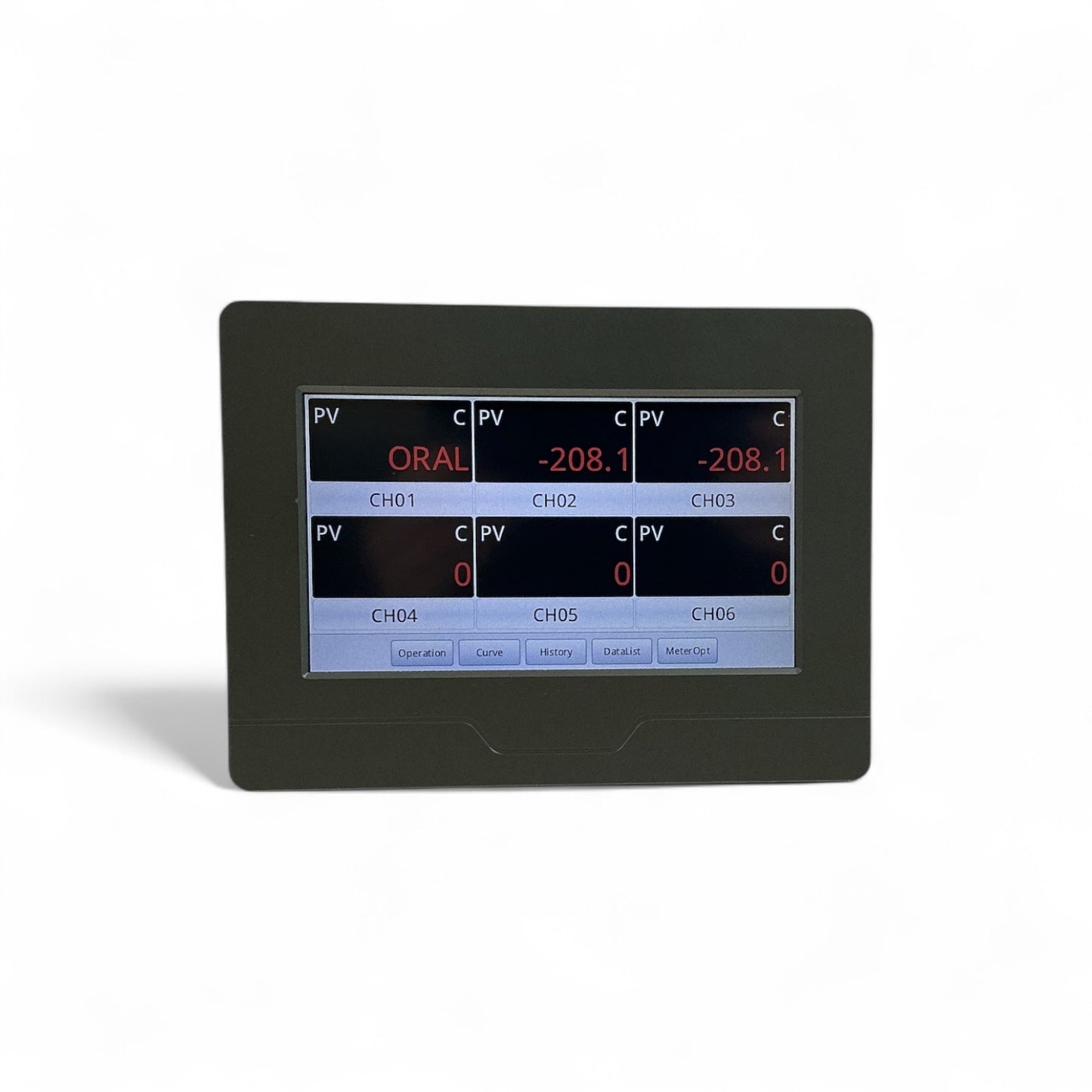 Omega RDA760-RTD 7" TFT Display 6 RTD Inputs Parallel Interface