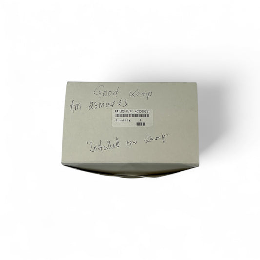 Waters 402000351 Deuterium Lamp for HPLC UV Detector – Used - Serial #376233