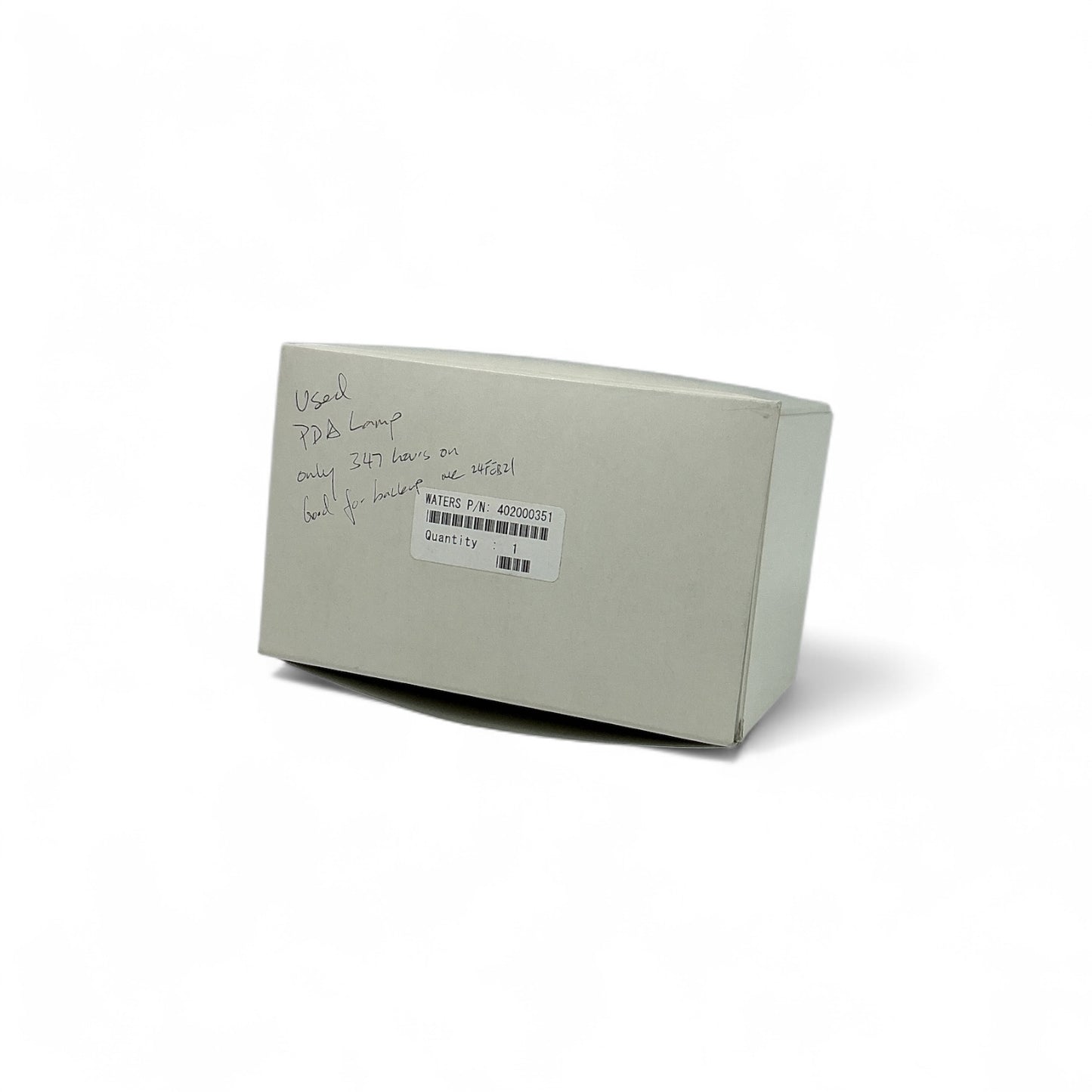 Waters 402000351 Deuterium Lamp for HPLC UV Detector – Used - Serial #378205