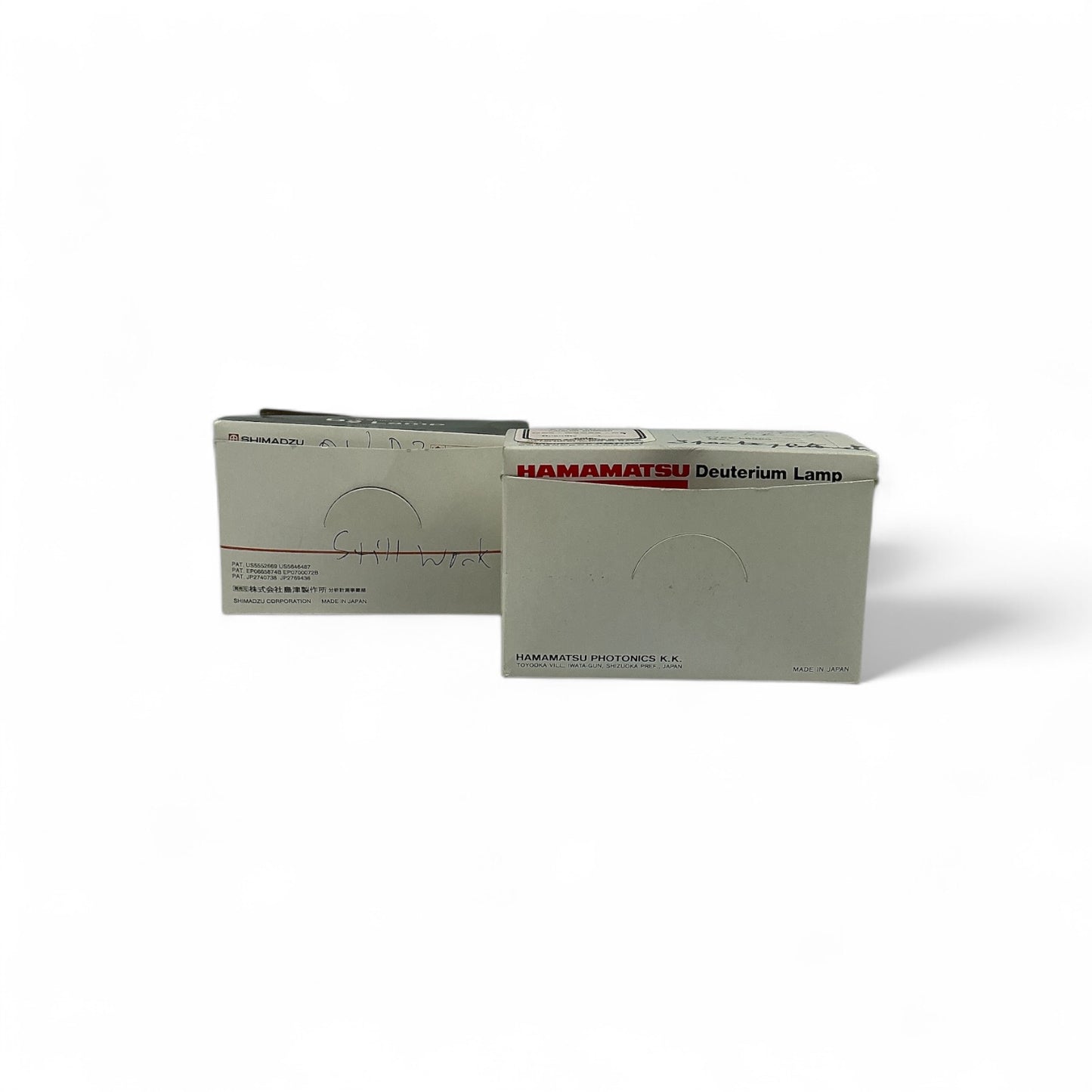 Hamamatsu Shimadzu L2D2 Deuterium Lamps L6380 Lot of 2 – Used