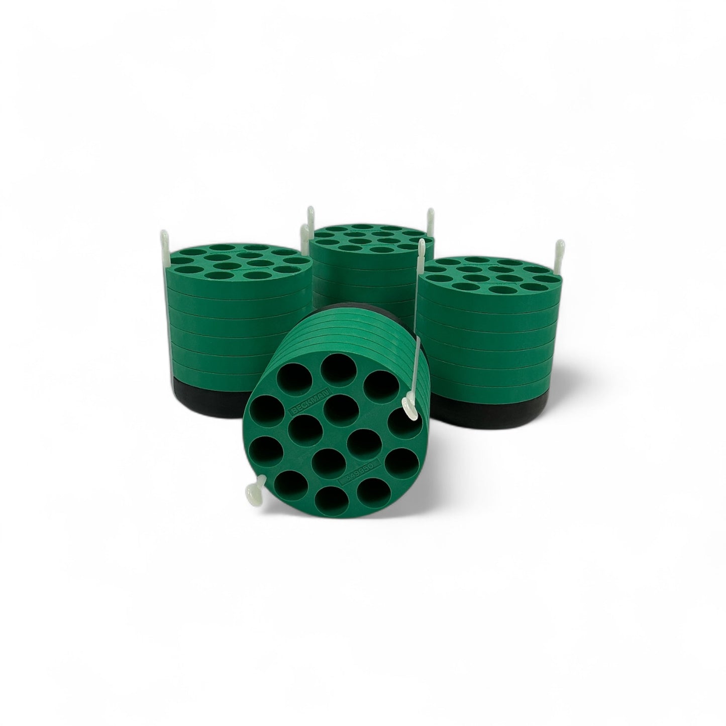 Beckman Coulter Tube Bucket Inserts 349950 Green Set of 4 (Best Offer!)
