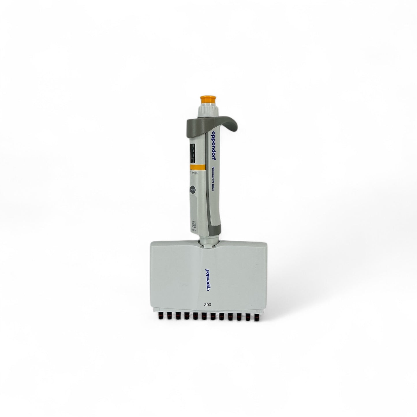 Eppendorf Research Plus 12-Channel Pipette 30–300 µL Manual Adjustable Volume