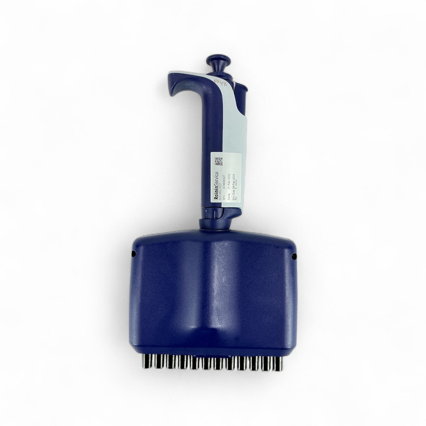 Rainin Pipet-Lite XLS 12-Channel Pipette 100–1200 µL LTS L-1200 – Cal 3/2026