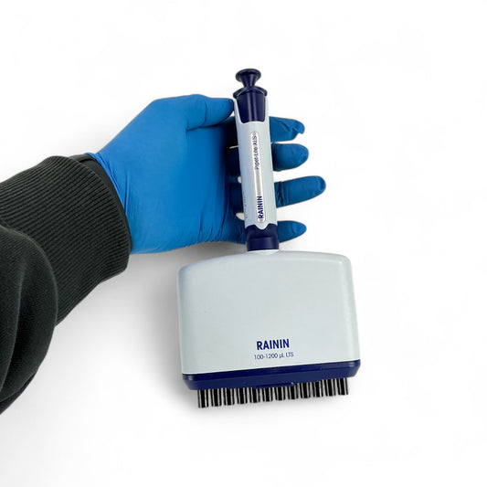 Rainin Pipet-Lite XLS 12-Channel Pipette 100–1200 µL LTS L-1200 – Cal 3/2026