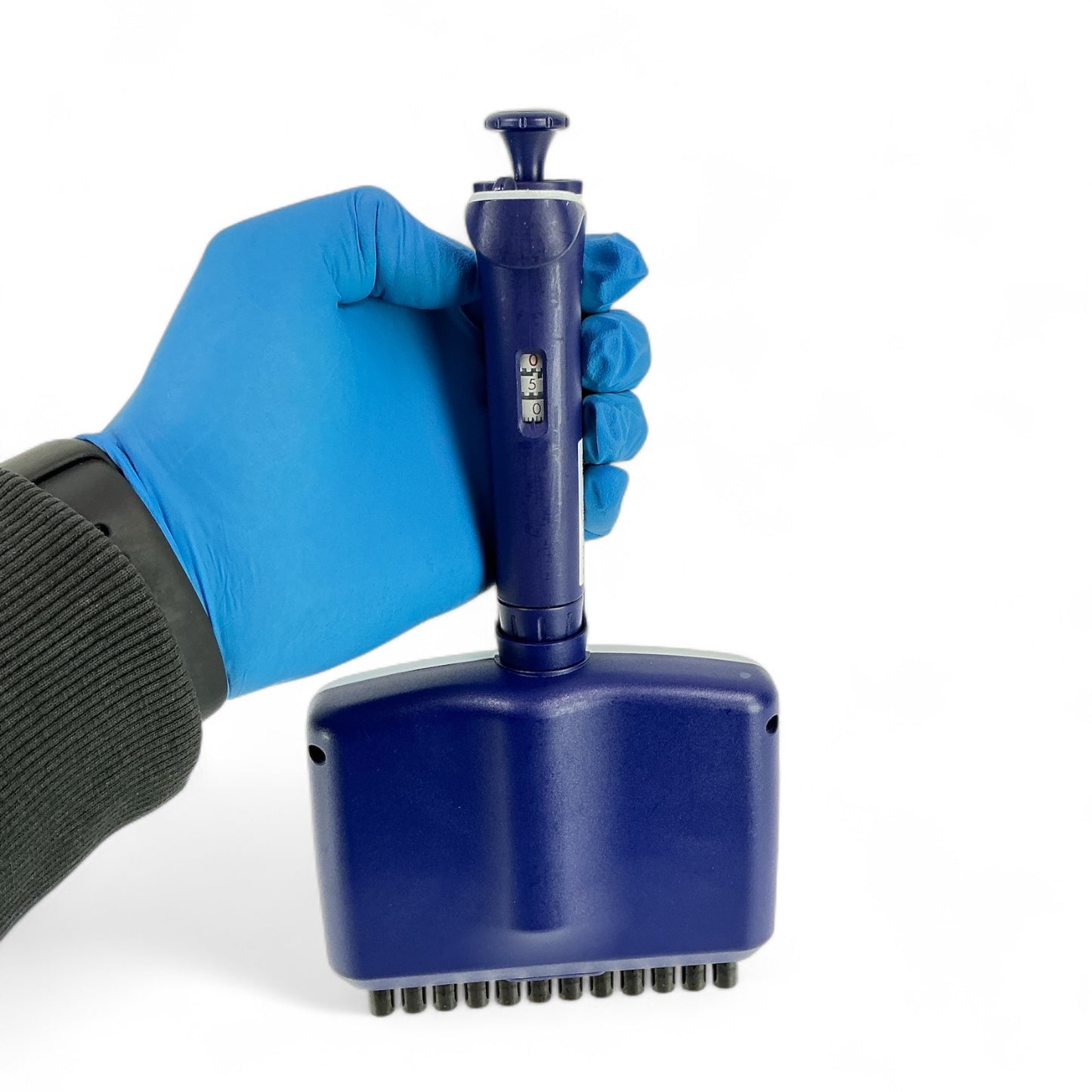 Rainin Pipet-Lite XLS 12-Channel Pipette 100–1200 µL LTS L-1200 – Cal 3/2026