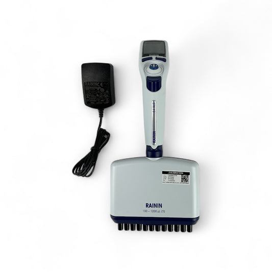 Rainin E4 XLS+ 12-Channel Electronic Pipette 100–1200 µL LTS – Light Use