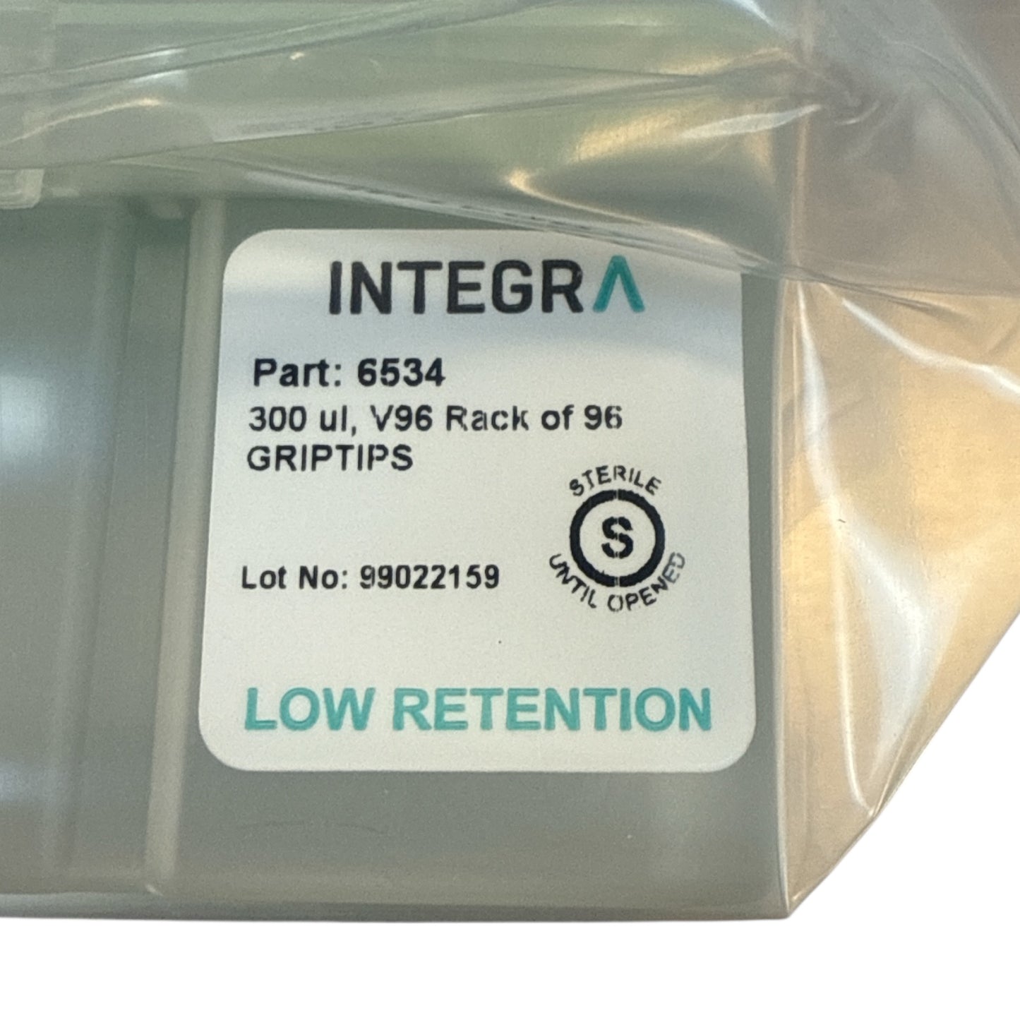 INTEGRA 300µL GripTips Low Retention, Part 6534, 5 Racks - 96 Tips (Best Offer!)