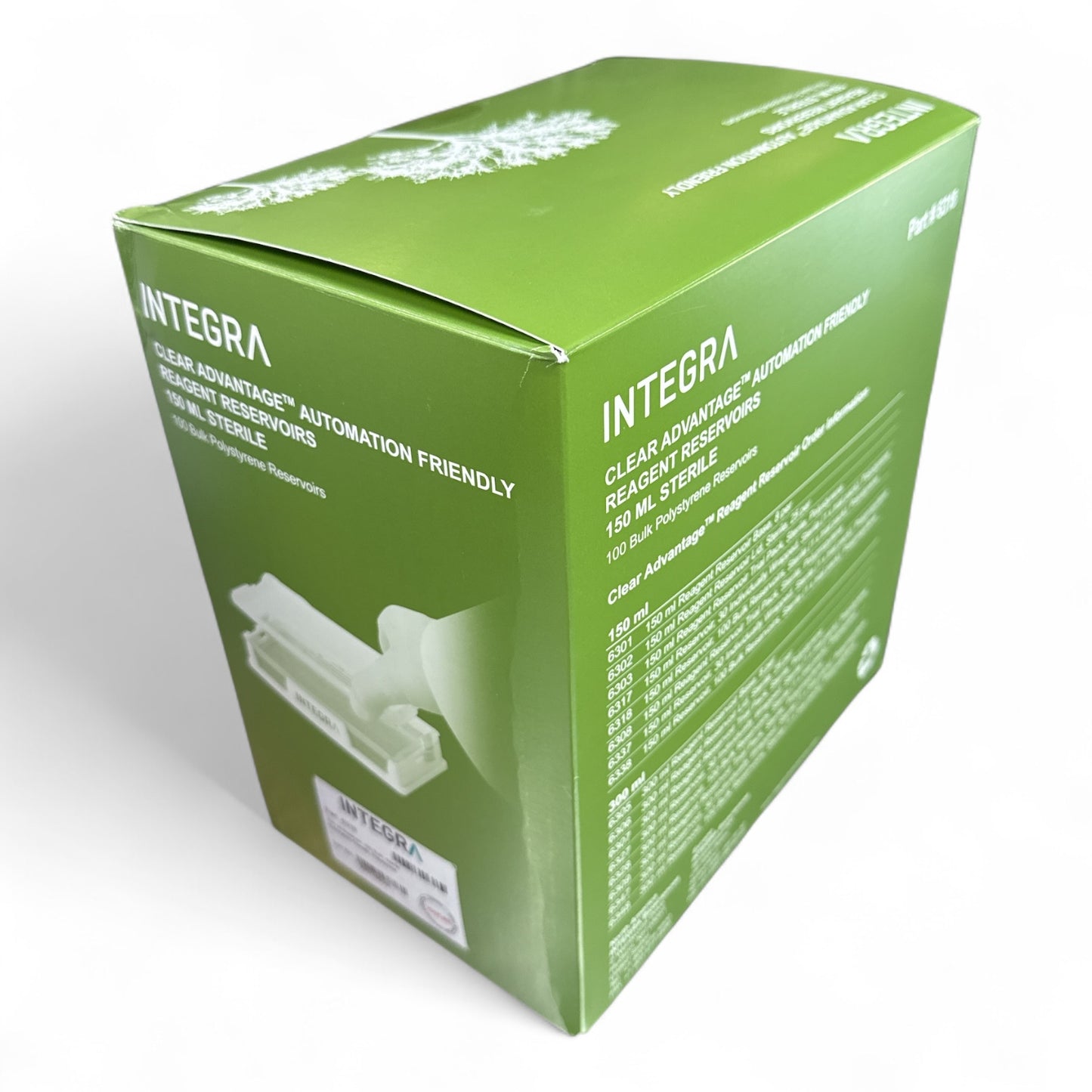 Integra 6318 150ml Clear Advantage Reagent Reservoirs