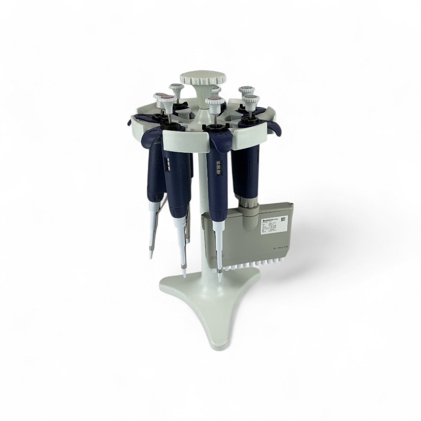 Rainin LTS Pipette Set w/ Carousel – L2 to L1000 + 12-Ch L200 – Tested