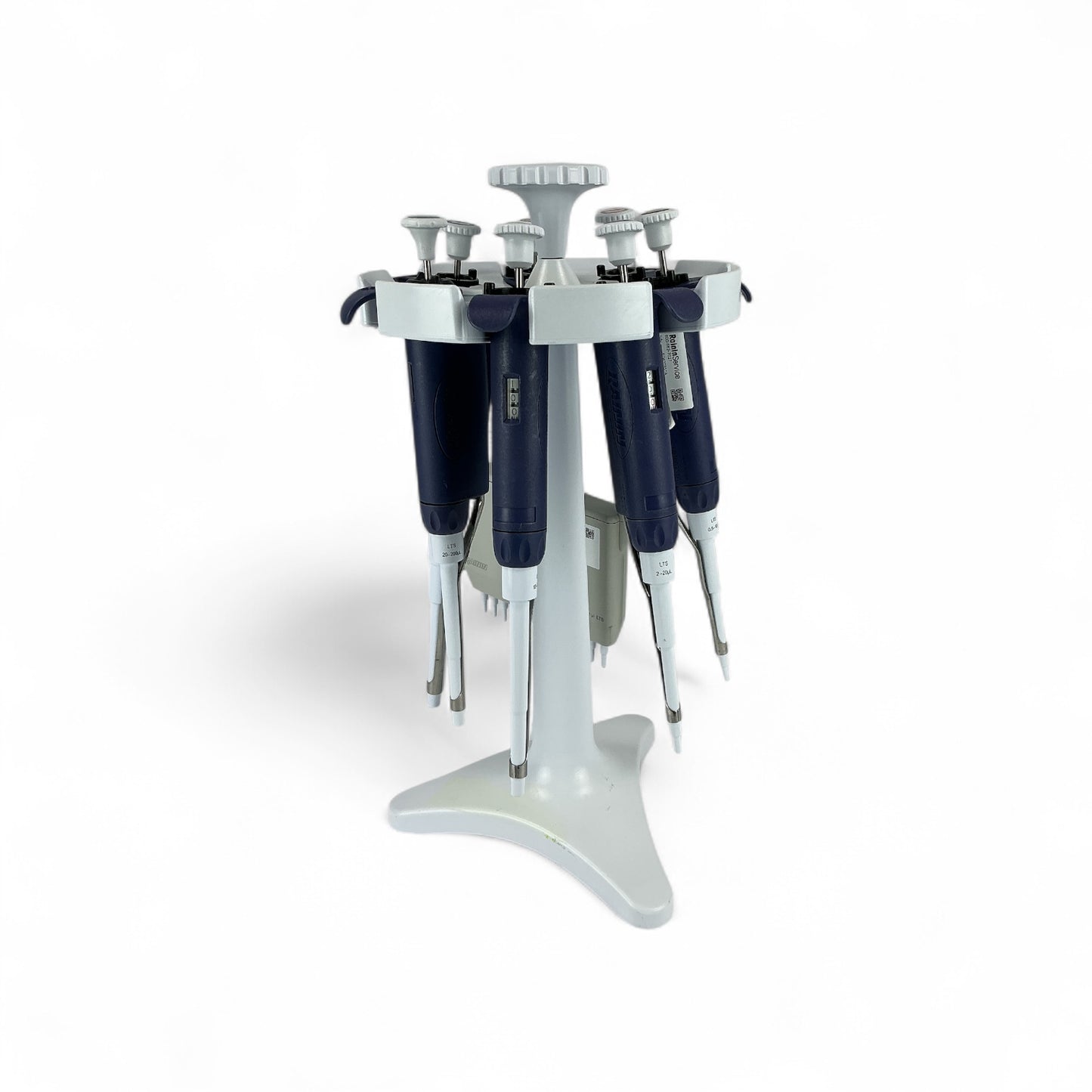 Rainin Pipet-Lite 7pc Pipette Set w/ Carousel – L2 to L1000 + 12-Channel L20