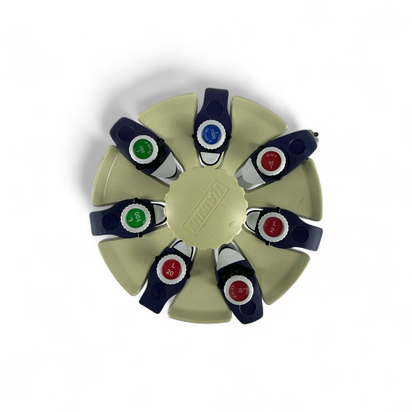 Rainin Pipet-Lite 7pc Pipette Set w/ Carousel – L2 to L1000 + 12-Channel