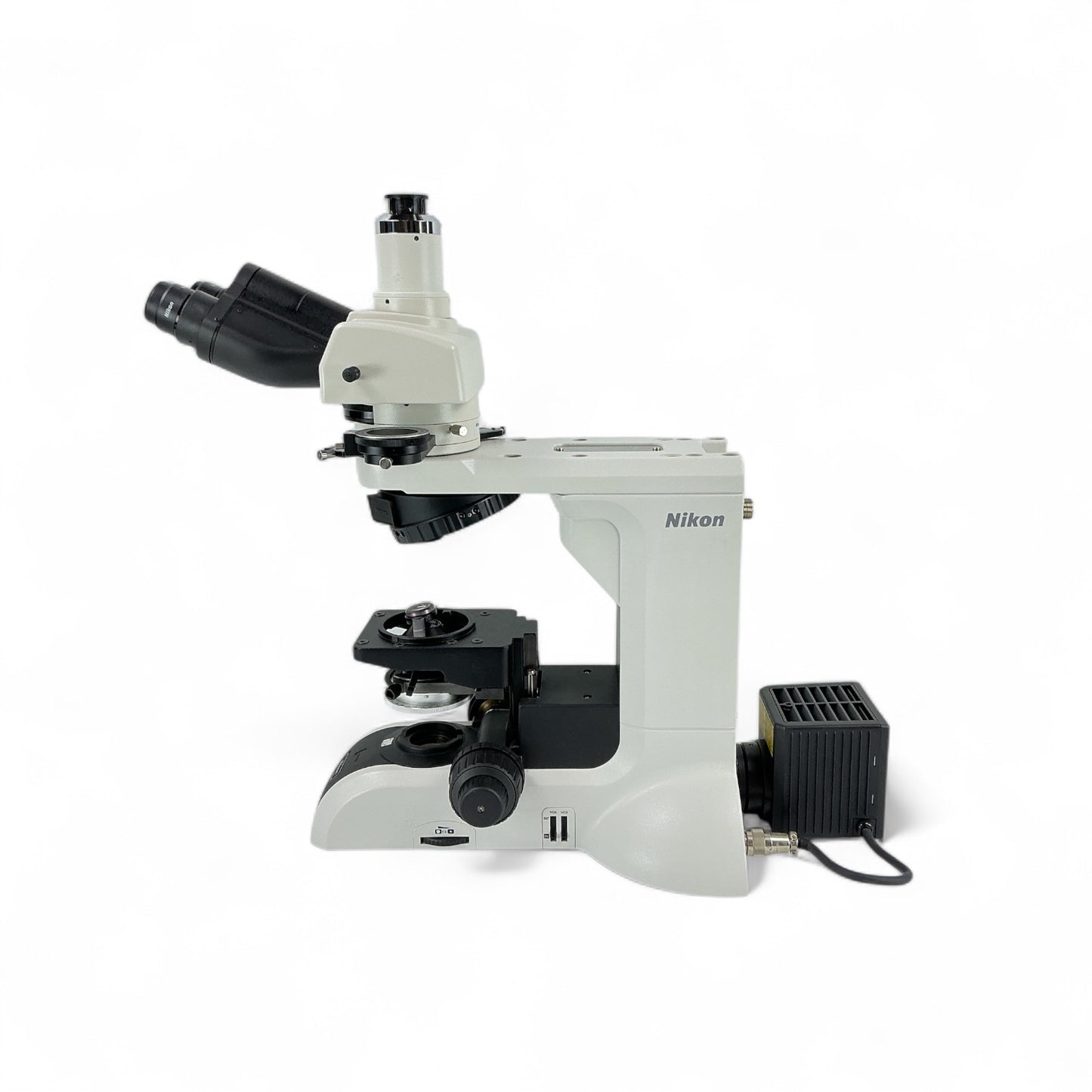 Nikon Eclipse LV100N POL Microscope – P-CL & P-I Analyzer – No Lenses/Stage