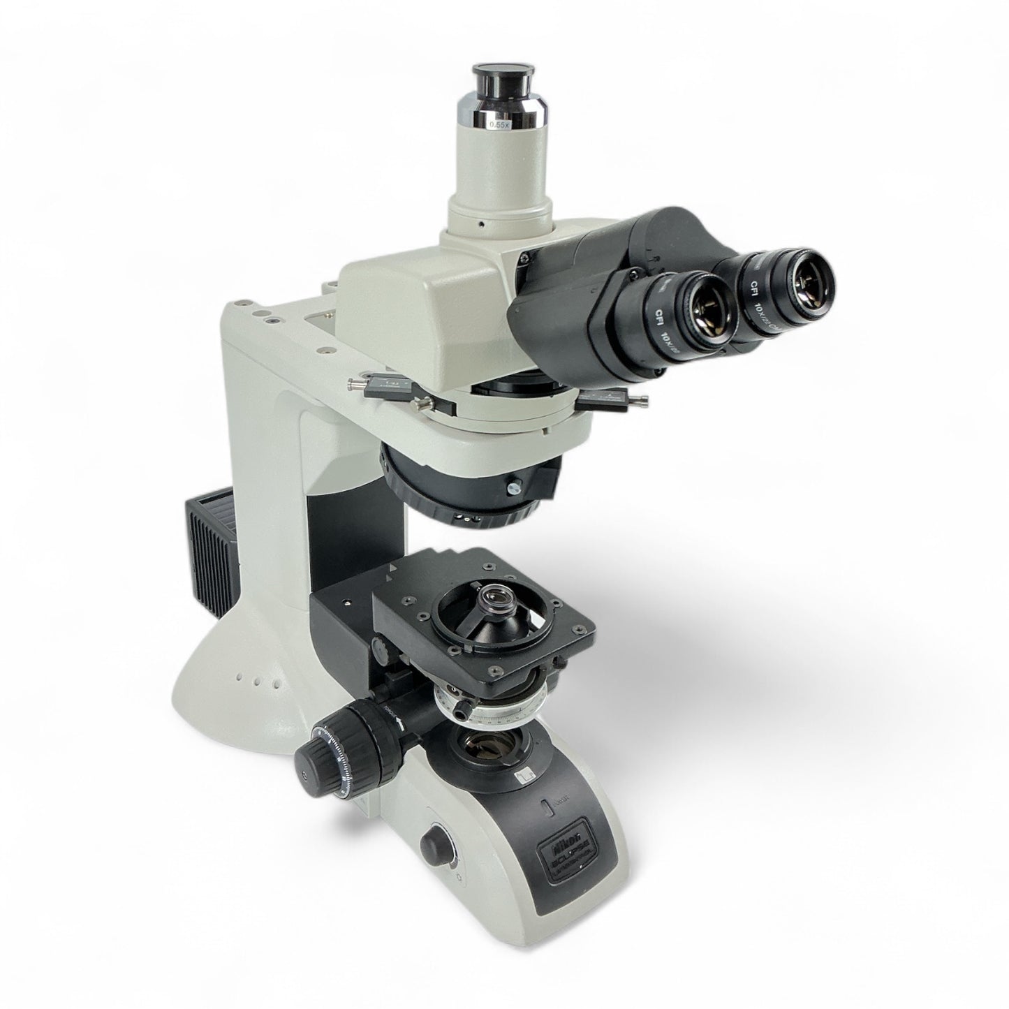 Nikon Eclipse LV100N POL Microscope – P-CL & P-I Analyzer – No Lenses/Stage