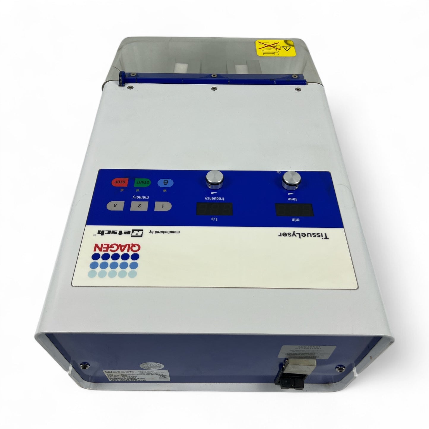 Qiagen TissueLyser by Retsch – Cat. 85210 – Part 20.742.0004 2×96 Racks