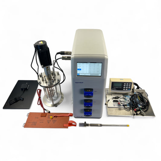 Eppendorf BioFlo 120 Bioreactor System w/ 2L Vessel w/ Heated Blanket & More